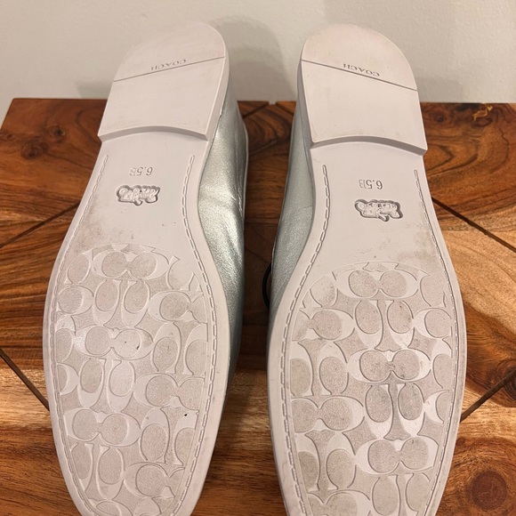 COACH  silver Ballet flats 6.5 - Picture 8 of 8